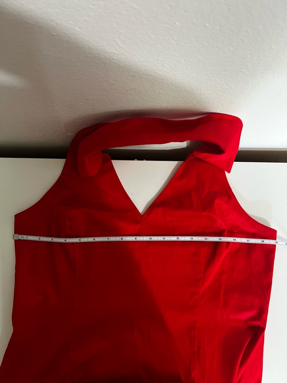 Maeve Halter Drop-Waist Mini Dress By Anthropologie Women size XL - Picture 8 of 10